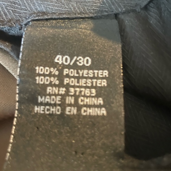 Perry Ellis Portfolio men’s tan dress pants with cuff size 40/30 - Picture 5 of 7